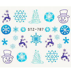 STZ-787-Nail Art > Ornamente Unghii Craciun