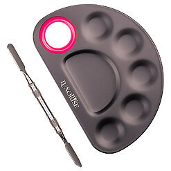 Tavita Metalica LUXORISE Mixare Culori si Vopsele Acrilice cu Spatula 3