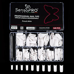 Tipsuri Unghii False SensoPRO Milano French White 500 buc 4