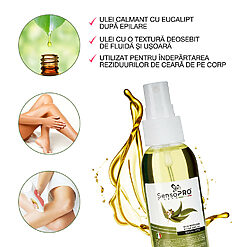 Ulei dupa Epilare cu Eucalipt SensoPRO Milano 100 ml 3