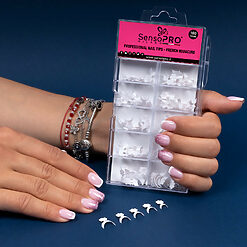 Varfuri tipsuri manichiura french SensoPRO Milano 100 bucati 3