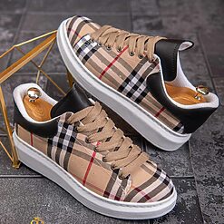 Adidasi de barbati bej cu talpa alba ultra light – AD586 2