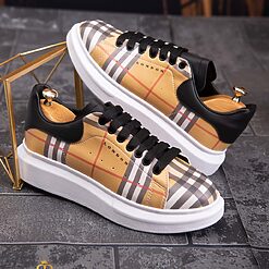 Adidasi de barbati bejcrem cu talpa inalta ultra light – AD584 2