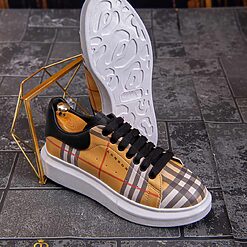 Adidasi de barbati bejcrem cu talpa inalta ultra light – AD584 3