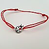 Bratara Buburuza - Argint 925 - cristal Swarovski - snur reglabil-Black Friday >> Cadouri pentru COPII >> Promoții