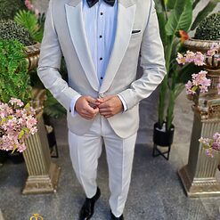 Costum ceremonie albbej set 3 piese C4453 3