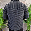Geaca neagra cu guler inalt - GC705-Geci / Cojoace