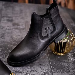 negre din piele 100% naturala - GH130-Ghete