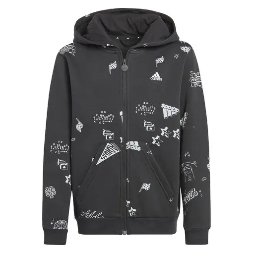 Hanorac ADIDAS pentru copii J BLUV Q3 FZHD - IA1557-Imbracaminte-Hanorace