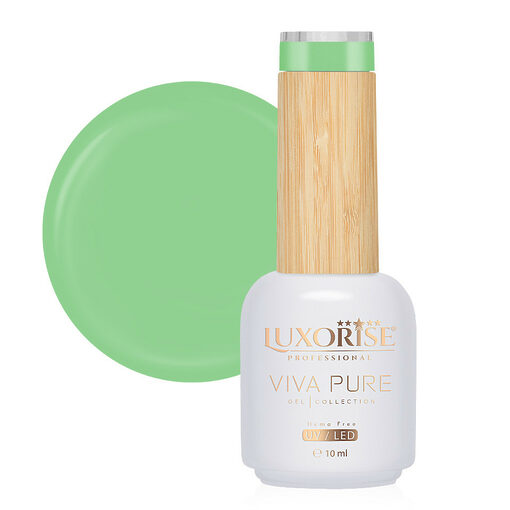 Oja Semipermanenta Hema Free Viva Pure LUXORISE - Gentle Jade 10ml-Oja Semipermanenta > Oja Hema Free LUXORISE 10ml