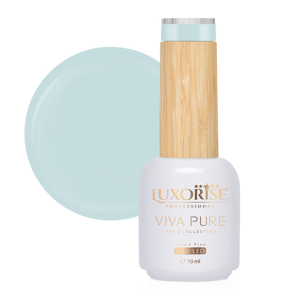 Oja Semipermanenta Hema Free Viva Pure LUXORISE - Pastel Emerald 10ml-Oja Semipermanenta > Oja Hema Free LUXORISE 10ml