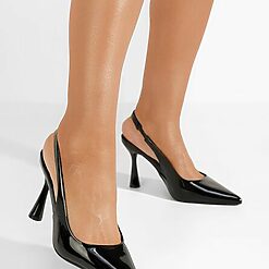 Pantofi slingback Unstoppable negri-Pantofi Stiletto-Pantofi Stiletto