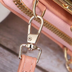 Portofel tip geanta Giulia PT936 peach 6