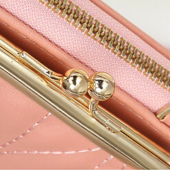 Portofel tip geanta Giulia PT936 peach 9