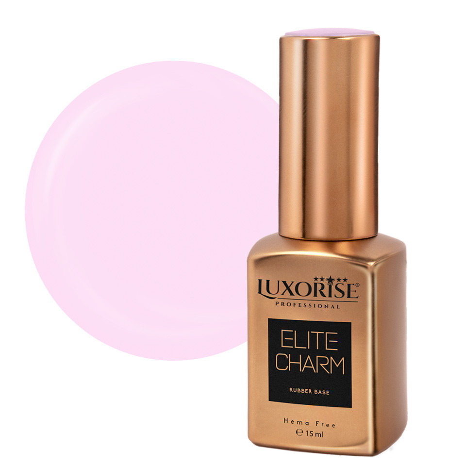 Rubber Base Hema Free LUXORISE Elite Charm - Cherry Blossom 15ml-Rubber Base > Rubber Base Elite Charm 15ml