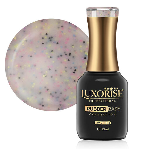 Rubber Base LUXORISE Eclat Collection - Frosty Dots 15ml-Rubber Base > Rubber Base LUXORISE 15ml