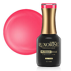 Rubber Base LUXORISE Neon City Collection - Flamingo 15ml-Rubber Base > Rubber Base LUXORISE 15ml