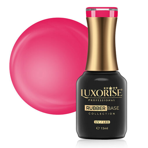 Rubber Base LUXORISE Neon City Collection - Magenta 15ml-Rubber Base > Rubber Base LUXORISE 15ml