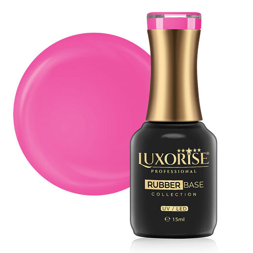 Rubber Base LUXORISE Neon City Collection - Neon Rose 15ml-Rubber Base > Rubber Base LUXORISE 15ml