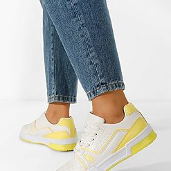 Sneakers dama Almeria galbeni-Sneakers dama-Sneakers dama