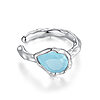 CERCEL din argint Melt Silver Blue Drop-Cercei >> CERCEL
