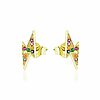 Cercei din argint Golden Flash Studs-Cercei >> Cercei din argint