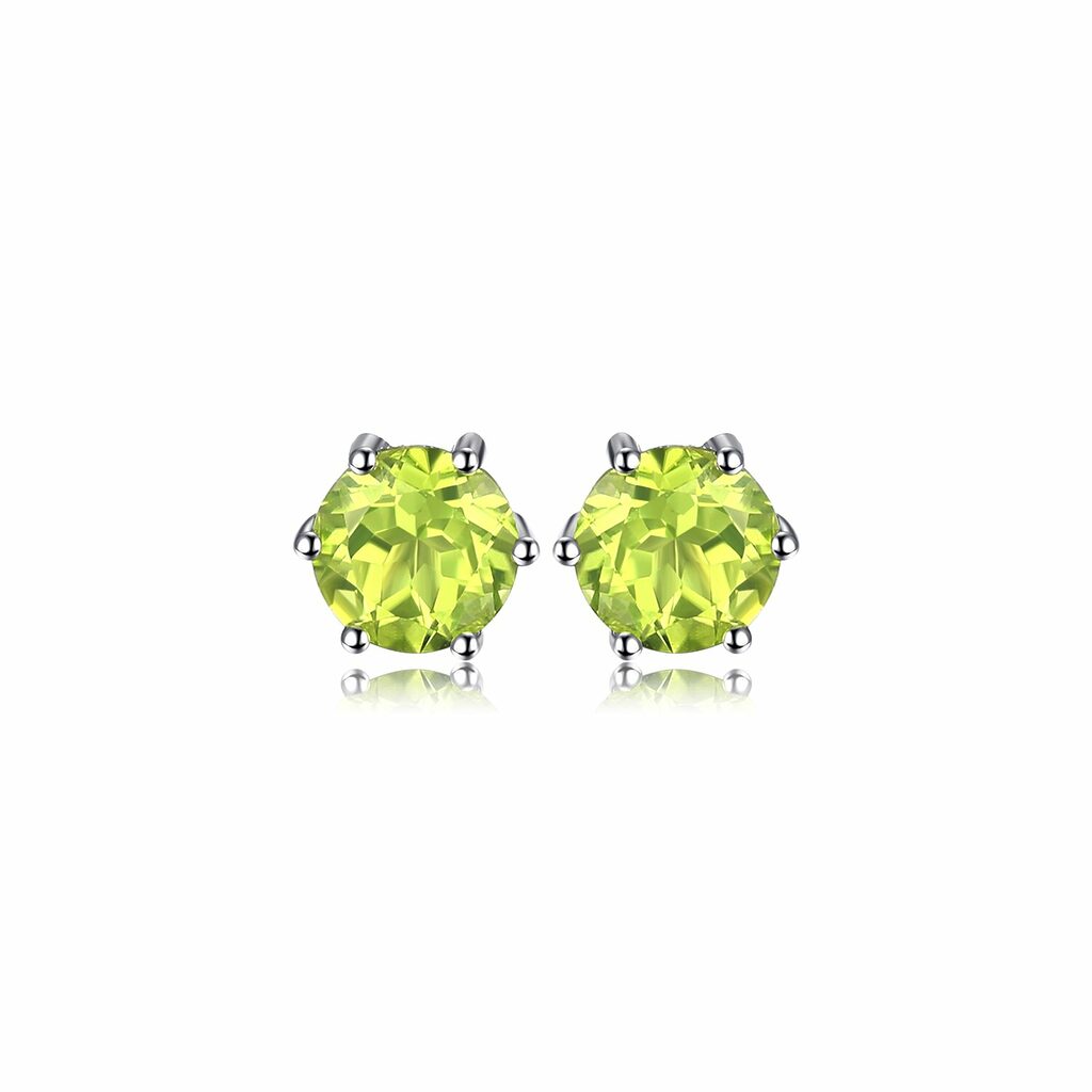 Cercei din argint Little Peridot Dots-Cercei