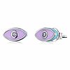 Cercei din argint Purple Eye Stud-Cercei >> Cercei din argint