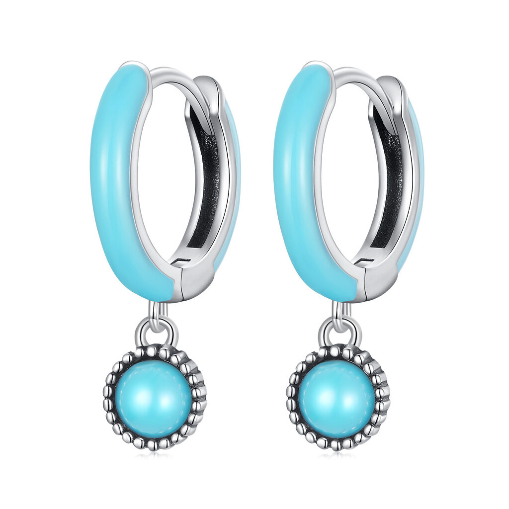 Cercei din argint Turquoise Stone-Cercei >> Cercei din argint