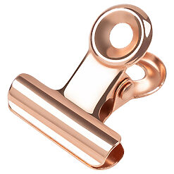 Clips unghii metalic pentru curba C LUXORISE Rose Gold 22mm-Accesorii Unghii  data-eio=