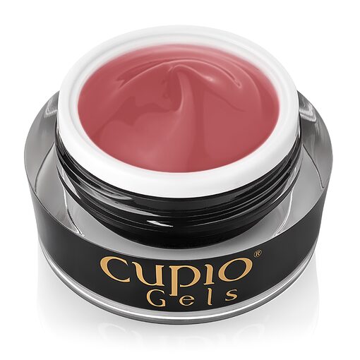 Gel pentru tehnica fara pilire Make-Up Fiber Deep Pink 30 ml-Geluri make-up cover