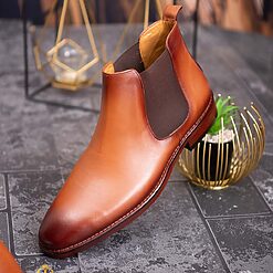 din piele 100% naturala - GH137-Ghete