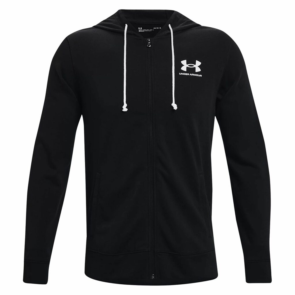 Hanorac UNDER ARMOUR pentru barbati RIVAL TERRY LC FZ - 1370409001-Imbracaminte-Hanorace