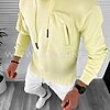 Hanorac barbati galben slim fit K170 I17-3-Hanorace