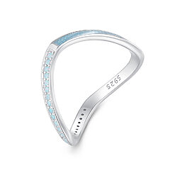 Inel din argint Duo Blue Ring-Inele >> Inele din argint