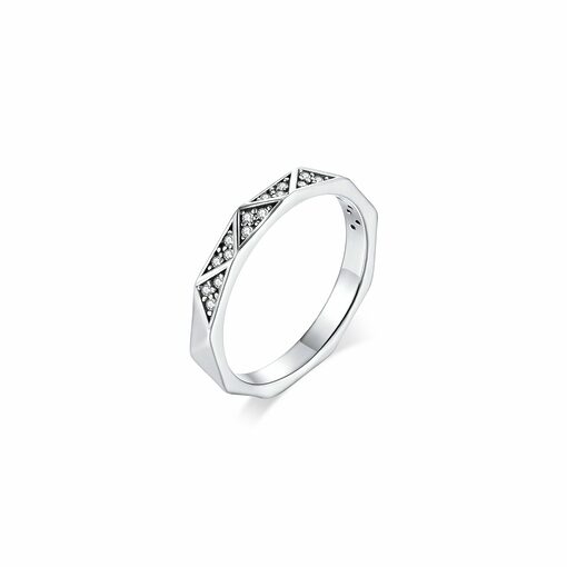 Inel din argint Geometric Ring-Inele