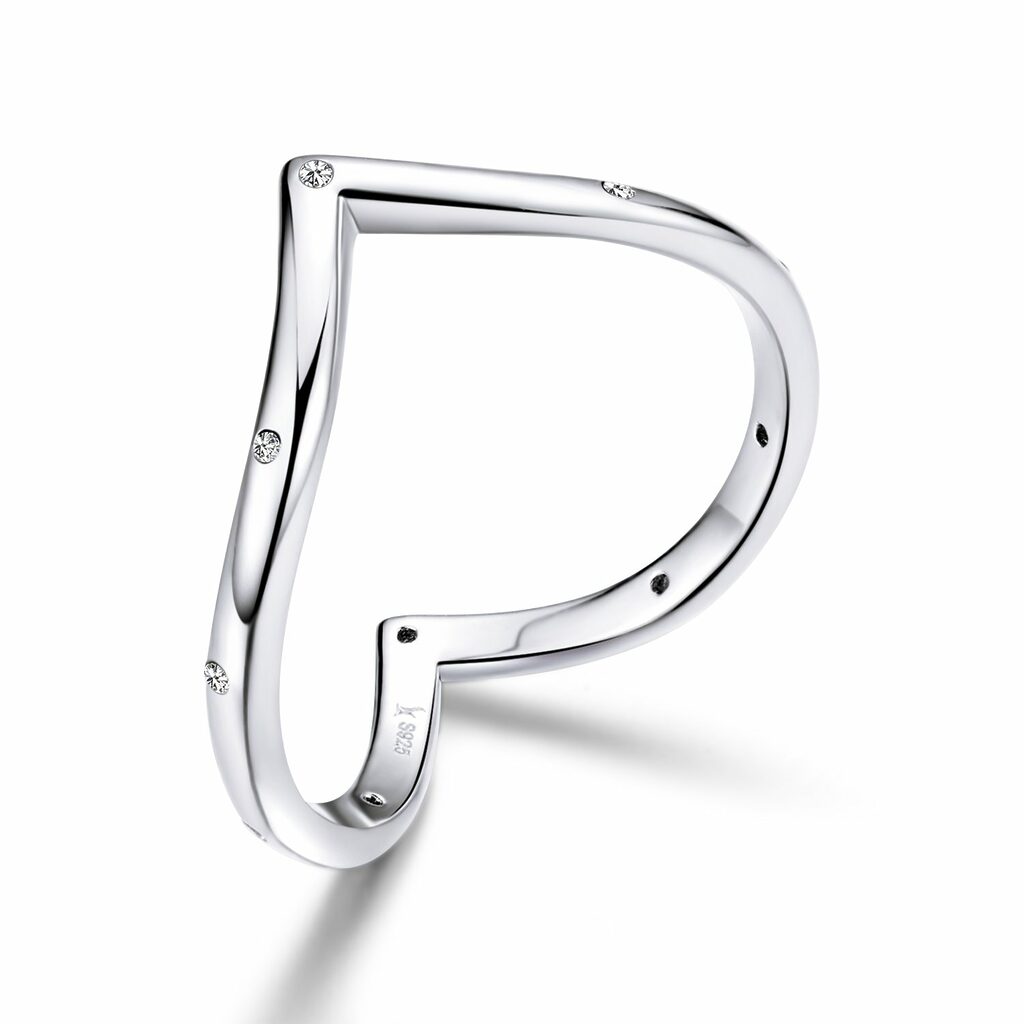 Inel din argint Heart Shape Ring-Inele >> Inele din argint