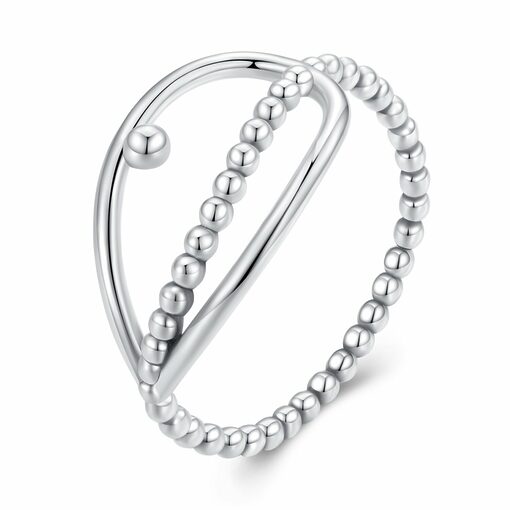 Inel din argint Silver Simple Beads-Inele >> Inele din argint