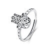 Inel reglabil din argint Simple Silver Hamsa-Inele >> Inele reglabile