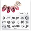 MATRITA METALICA PENTRU STAMPILA - OM-D15 - Everin.ro-NAIL ART ❤️
