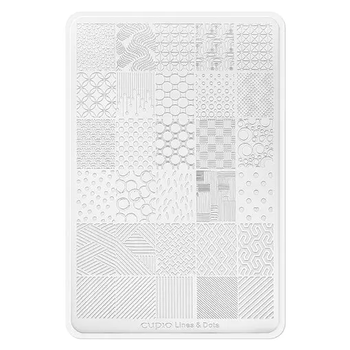 Matrita stampila Cupio Master Design - Lines & Dots-Manichiura-Manichiura