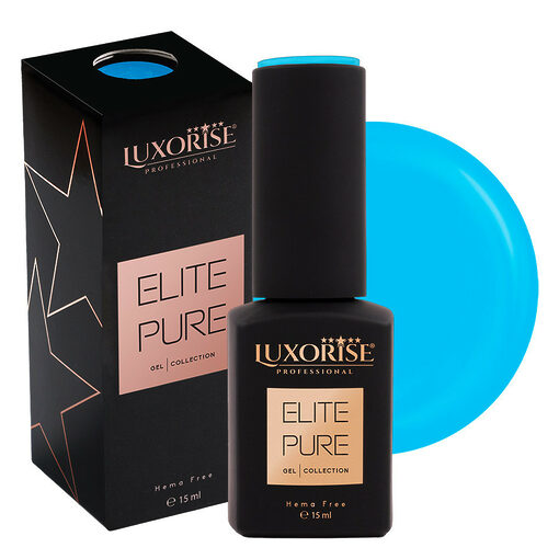 Oja Semipermanenta Hema Free LUXORISE ELITE PURE- Cyan Blue