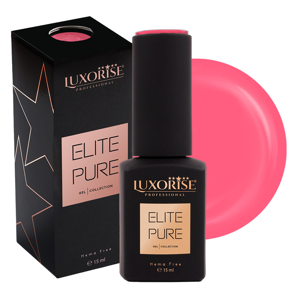 Oja Semipermanenta Hema Free LUXORISE ELITE PURE- Refined Coral