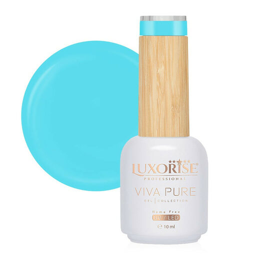 Oja Semipermanenta Hema Free Viva Pure LUXORISE - Aquamarine Spice 10ml-Oja Semipermanenta > Oja Hema Free LUXORISE 10ml