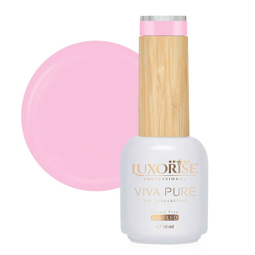 Oja Semipermanenta Hema Free Viva Pure LUXORISE - Pure Pink 10ml-Oja Semipermanenta > Oja Hema Free LUXORISE 10ml