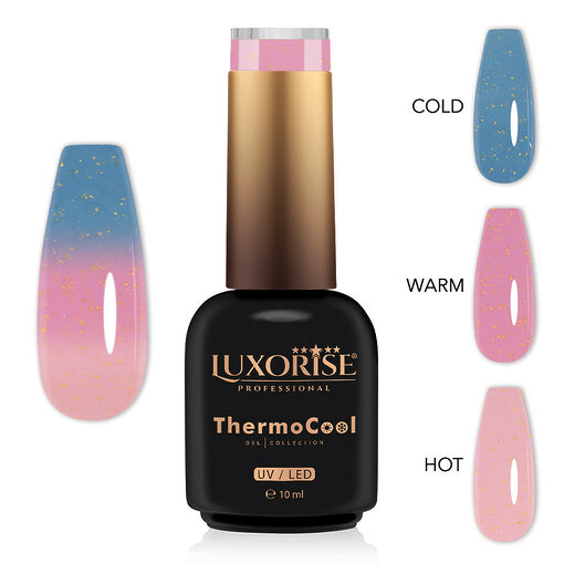 Oja Semipermanenta Termica 3 Culori LUXORISE ThermoCool - Dazzling Dream 10ml-Oja Semipermanenta > Oja Termica LUXORISE