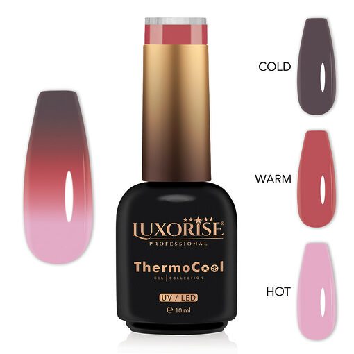 Oja Semipermanenta Termica 3 Culori LUXORISE ThermoCool - Infinite Grace 10ml-Oja Semipermanenta > Oja Termica LUXORISE