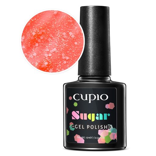 Oja semipermanenta Cupio Sugar Collection - Sweet Coral 10ml-Manichiura-Manichiura