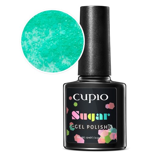 Oja semipermanenta Cupio Sugar Collection - Sweet Turquoise 10ml-Manichiura-Manichiura