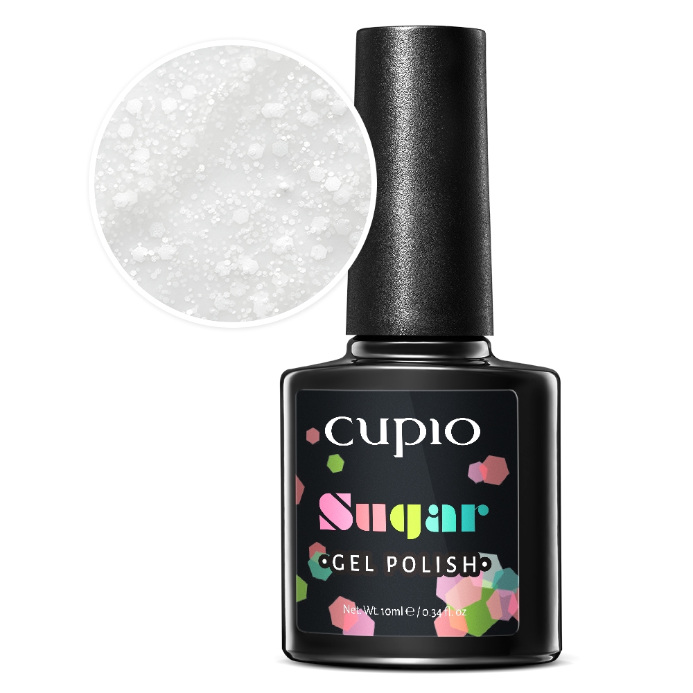 Oja semipermanenta Cupio Sugar Collection - Sweet White 10ml-Manichiura-Manichiura